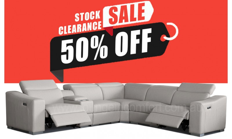 ACCENT KING SIZE CORNER LOUNGE IN FABRIC (BRAND NEW)